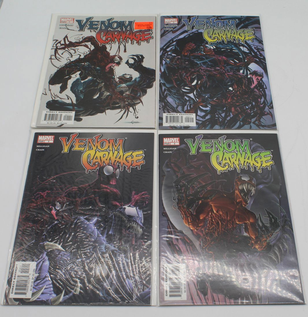 Venom Carnage 1-4 #1 #2 #3 #4 - 1st Toxin Symbiote (1 of 5)