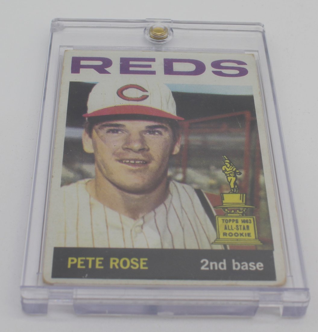 1964 Topps Pete Rose All Star Rookie Baseball Card (1 of 7)