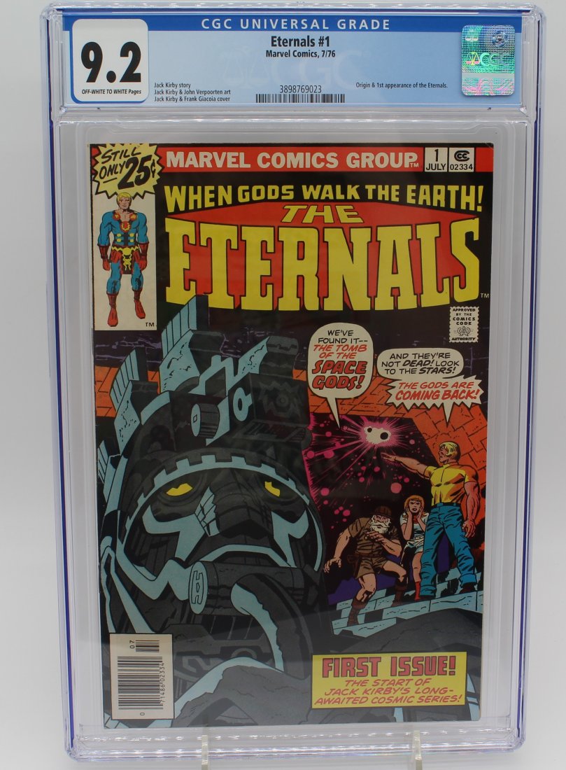 The Eternals 1 CGC Graded 9.2 - 1st Appearance of the Eternals (1 of 3)