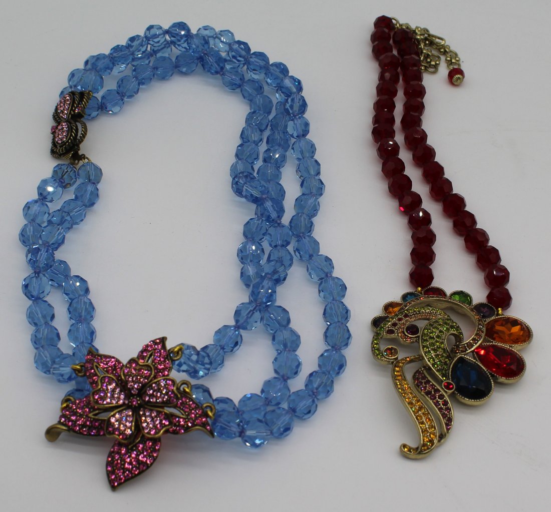 Heidi Daus Rhinestone 2 Necklace set (1 of 4)