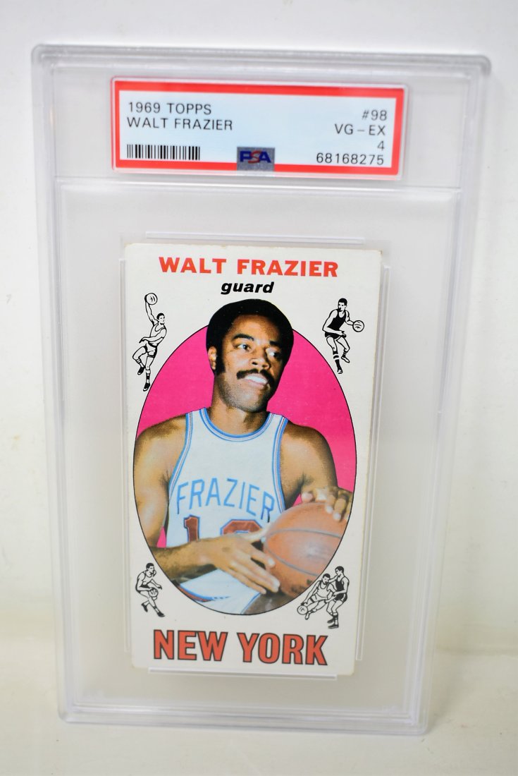 1969 Topps Basketball Card PSA Graded Walt Frazier VG-EX 4 (1 of 2)