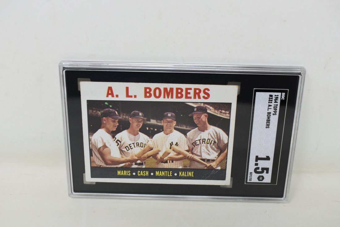 1964 TOPPS #331 A.L. Bombers Card SGC Graded (1 of 3)