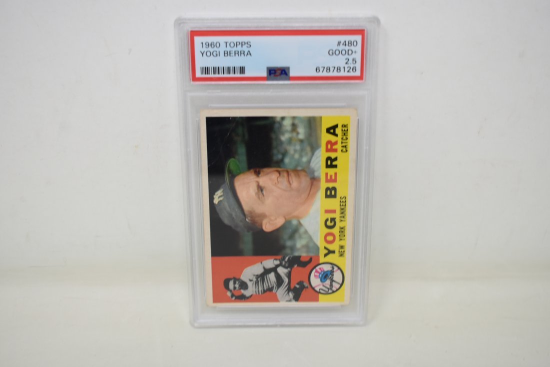 1960 TOPPS Yogi Berra #480 Card PSA Graded (1 of 3)