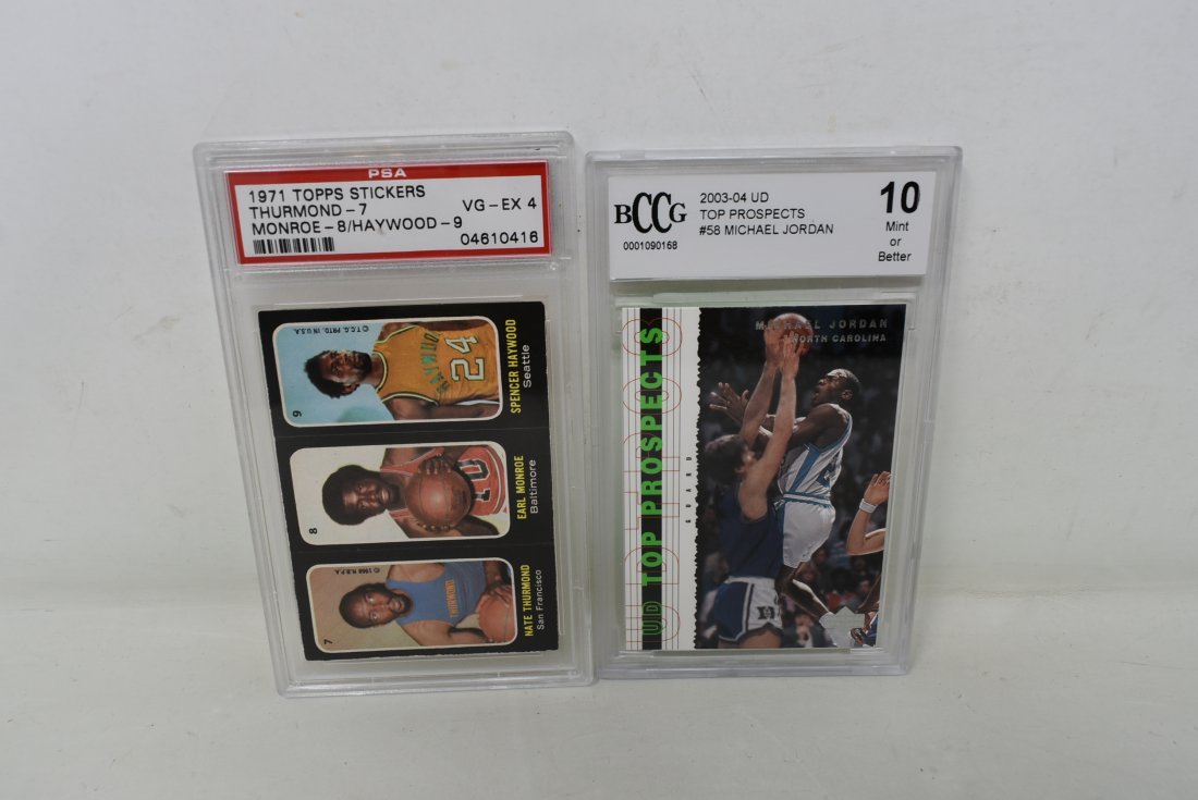 2 Graded NBA Cards 2003-04 Michael Jordan (1 of 2)
