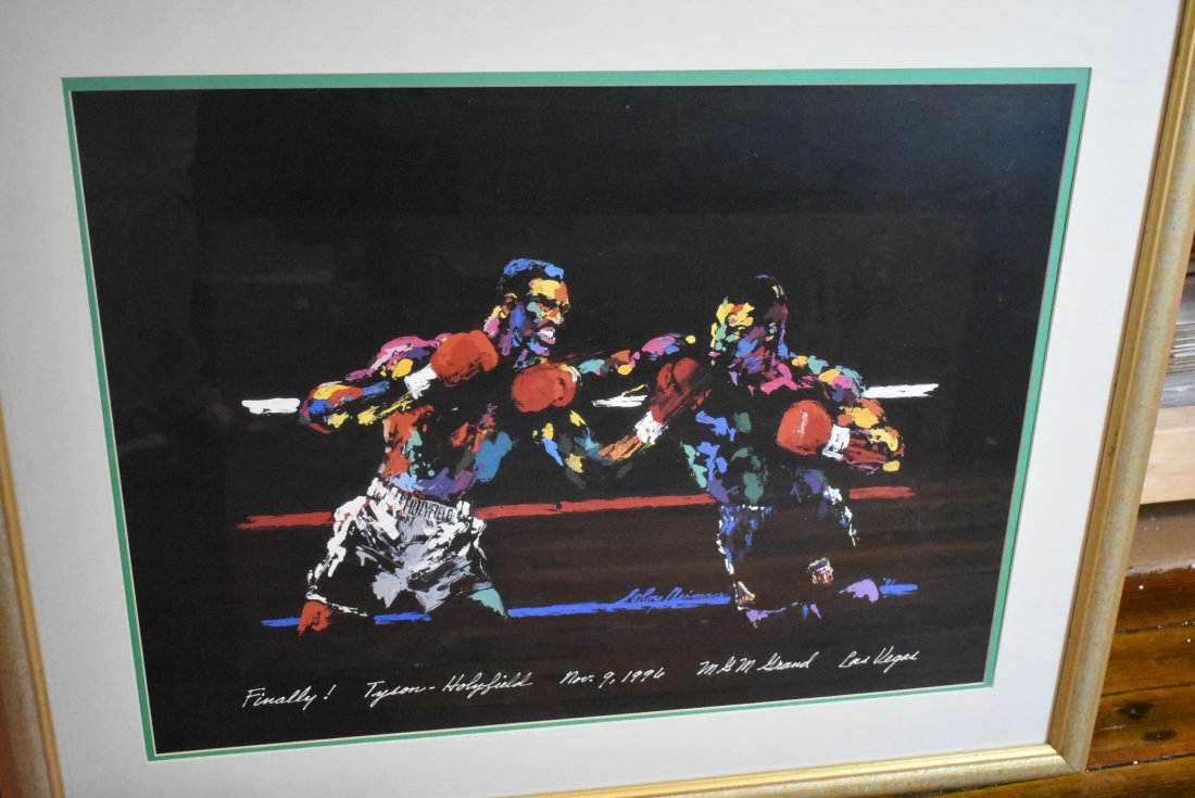 Leroy Neiman 1996 Tyson-Holyfield Finally!  Lithograph Framed (1 of 3)