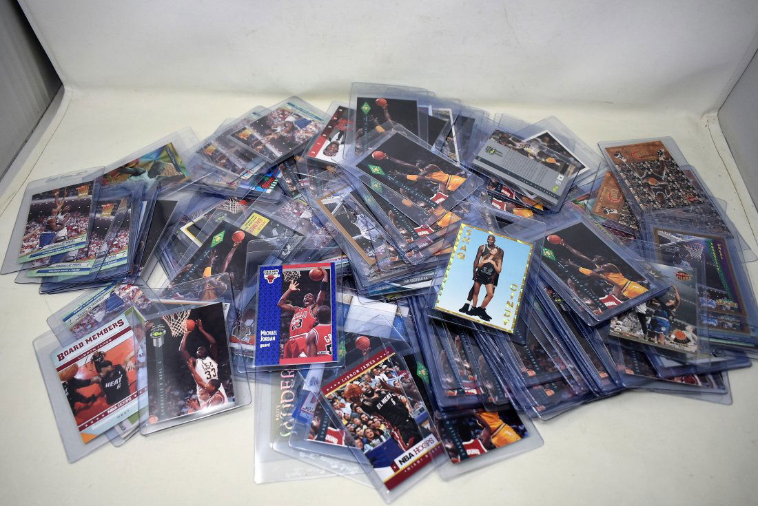 Lot of Assorted Basketball Cards Jordan, Shaq, Lebron (1 of 3)