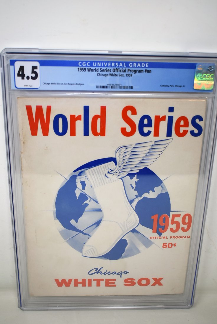 1959 Chicago White Sox Program CGC 4.5 (1 of 3)