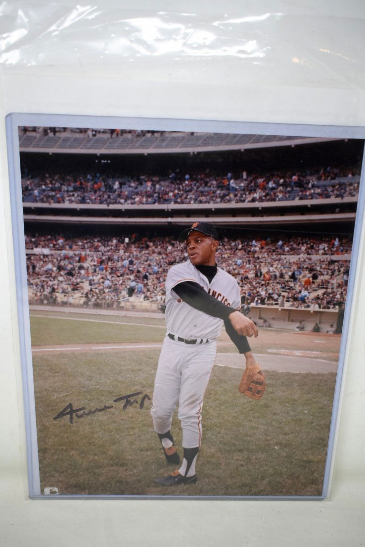 Willie Mays Autographed Photo with COA (1 of 3)