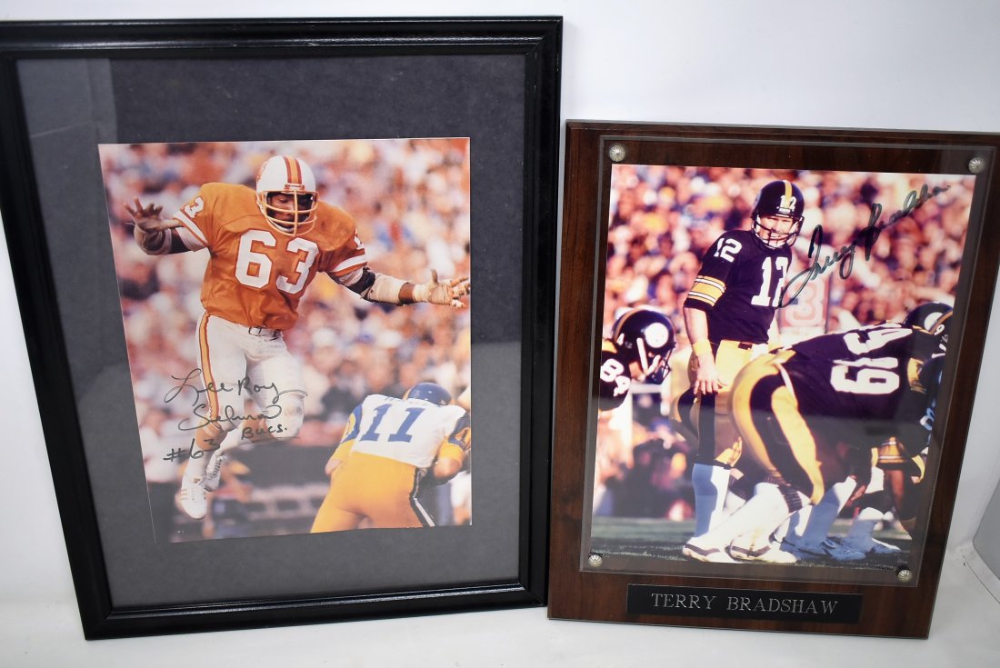 Terry Bradshaw & Le Roy Selman Signed Photos (1 of 4)