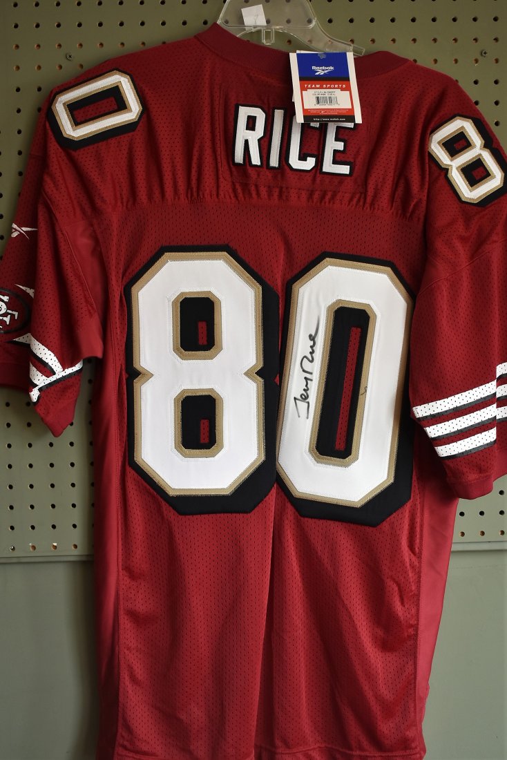 Jerry Rice Autographed San Francisco 49ers Jersey NWT (1 of 5)