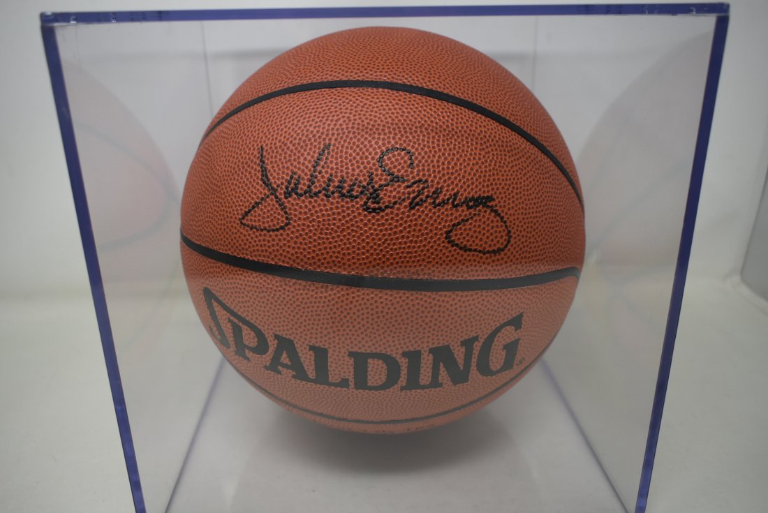 Julius Erving Autographed Basketball (1 of 3)