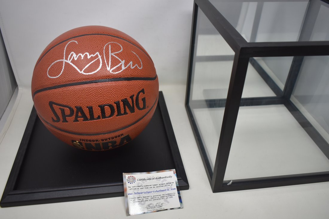 Larry Bird Autographed Basketball COA (1 of 4)