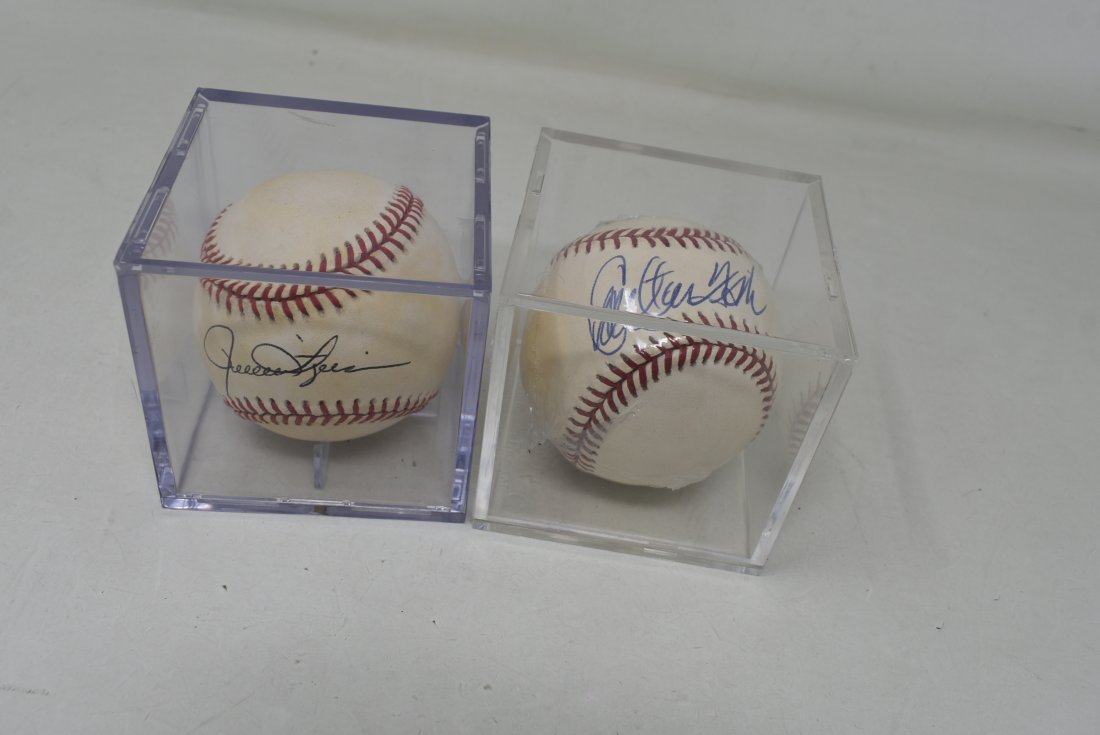 Rollie Fingers & Carlton Fisk Autographed Baseballs (1 of 4)