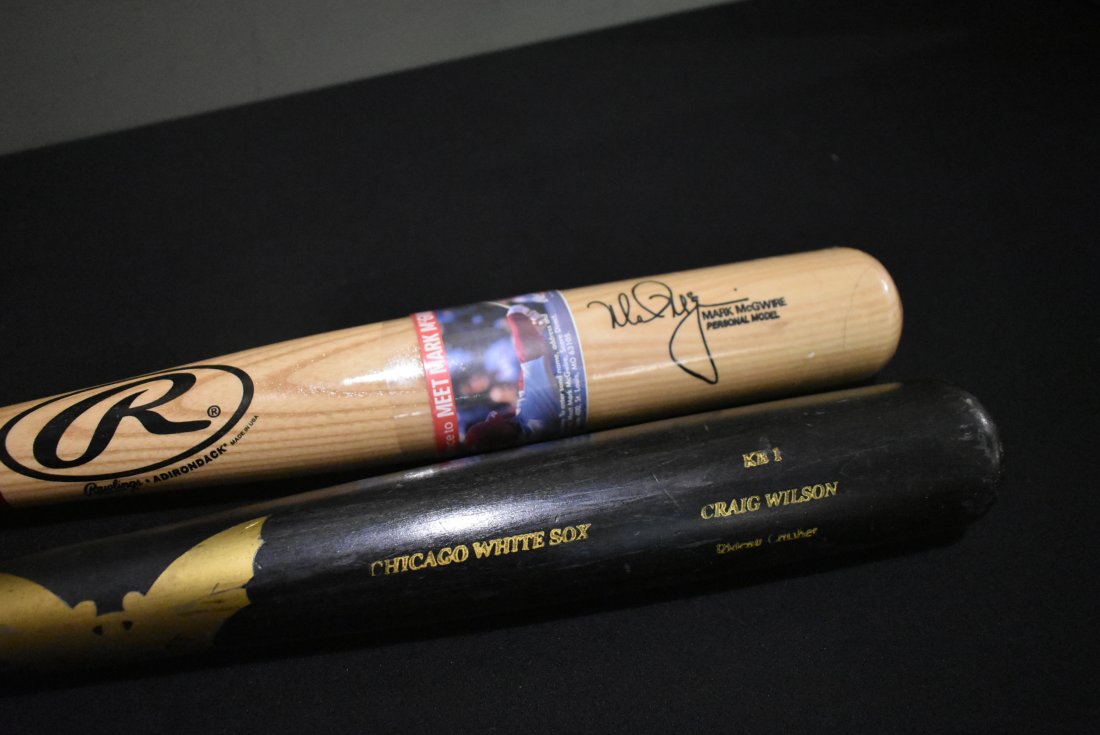 Mark McGwire & Craig Wilson Baseball Bats (1 of 4)