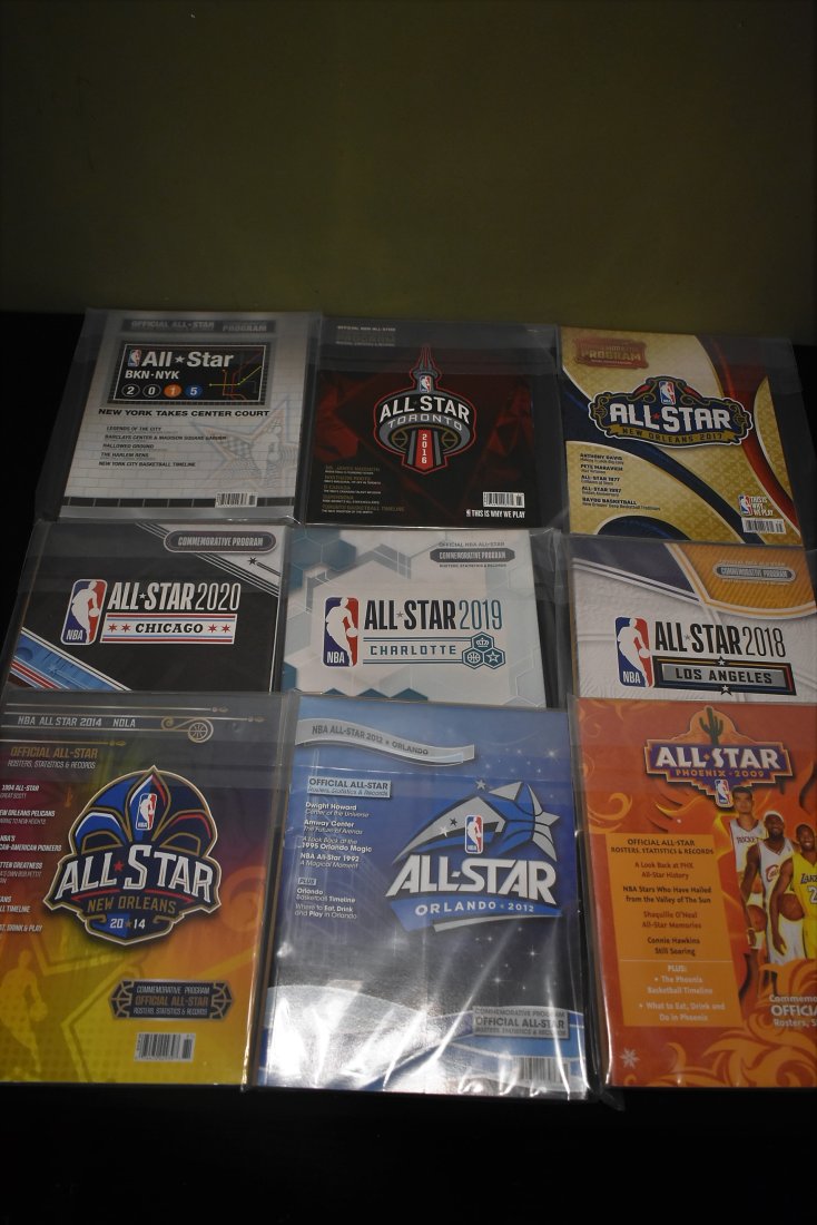 9 NBA All-Star Weekend Programs (1 of 3)