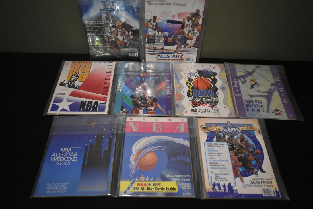 9 NBA All-Star Weekend Programs (1 of 4)