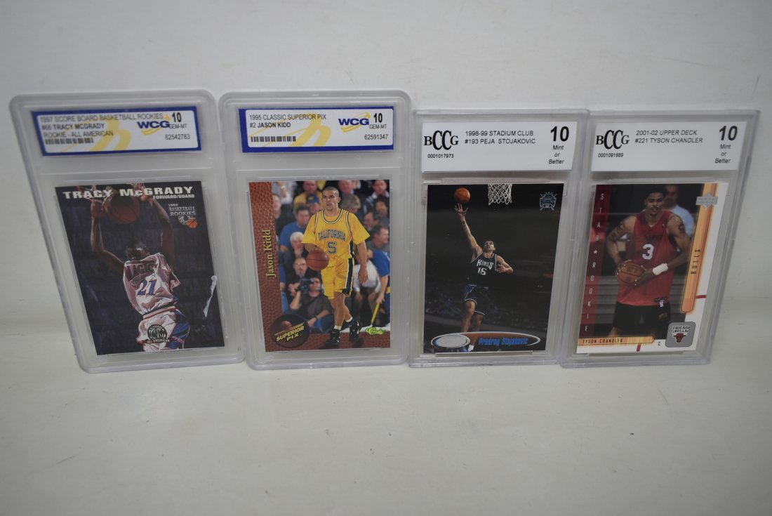 4 NBA Graded Cards (1 of 2)