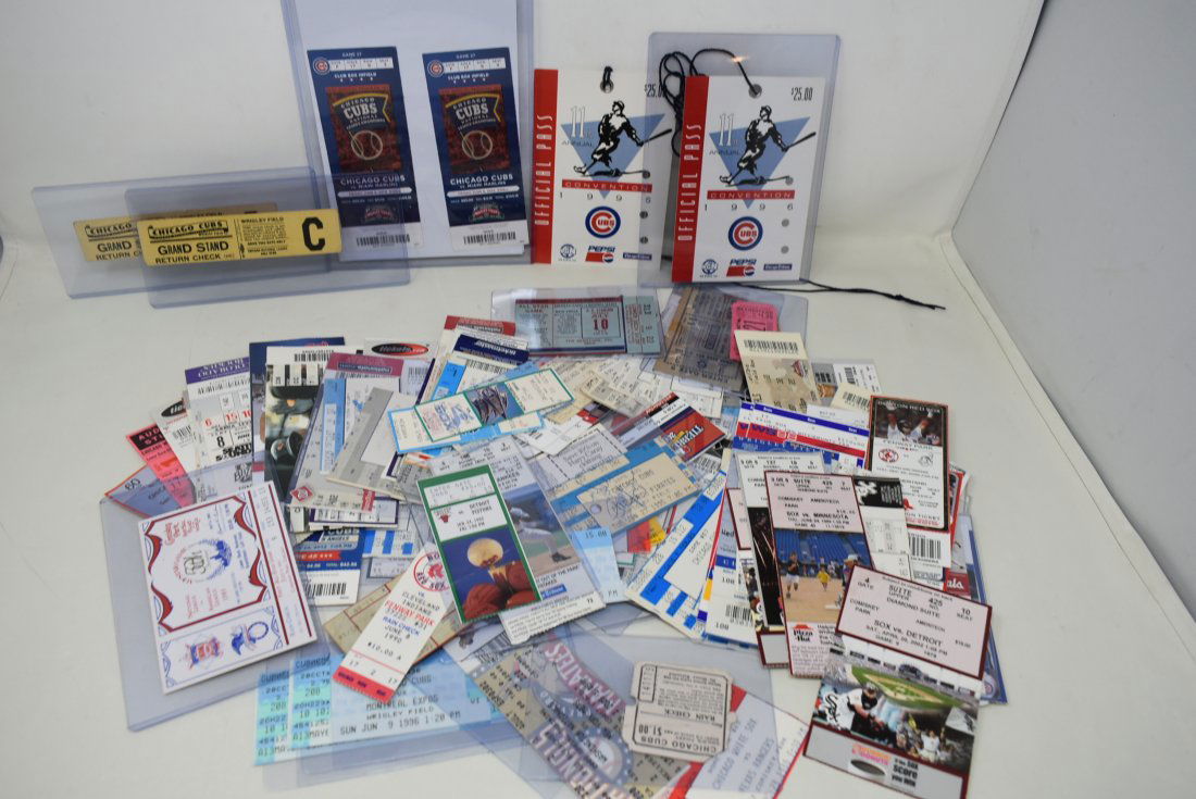 Lot of Vintage Baseball MLB Tickets (1 of 4)