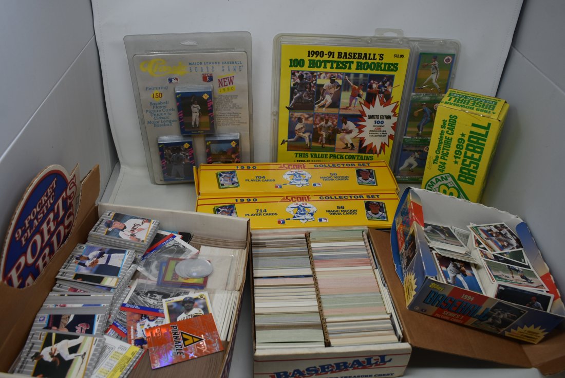 Large Lot of Unsearched Baseball Cards: A Large Lot of Unsearched Baseball Cards, as shown.