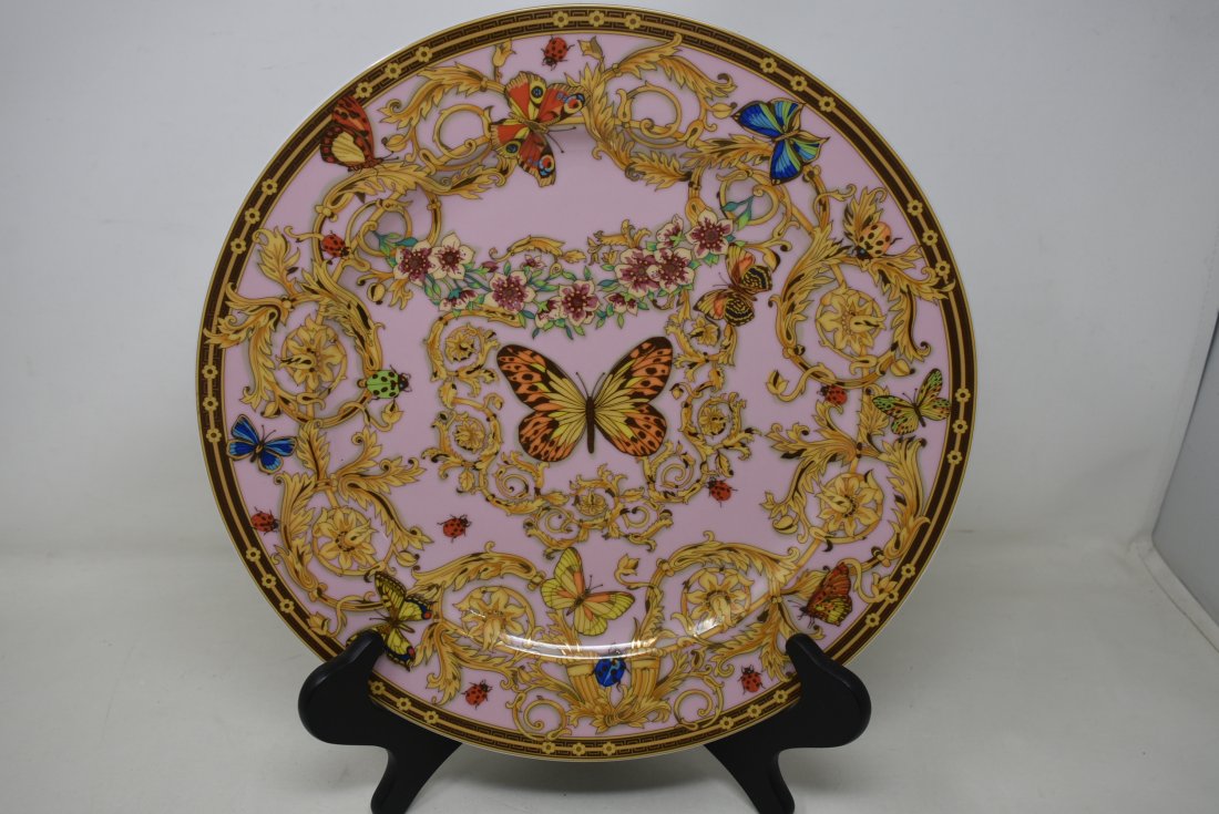 GORGEOUS Versace Rosenthal Butterfly 12" Plate (1 of 4)
