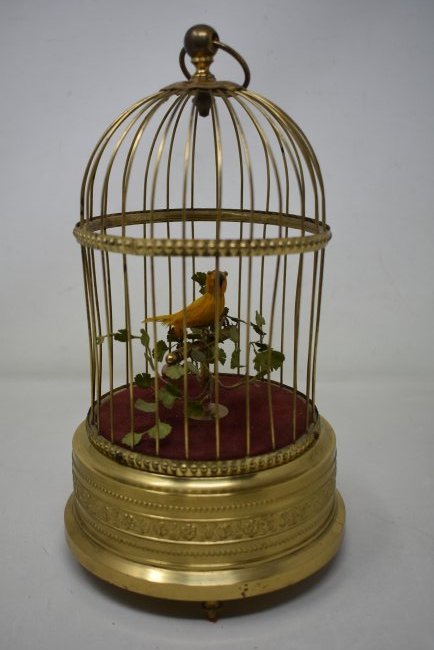 Antique Karl Griesbaum Ken-D Automation Bird in Cage Large (1 of 5)
