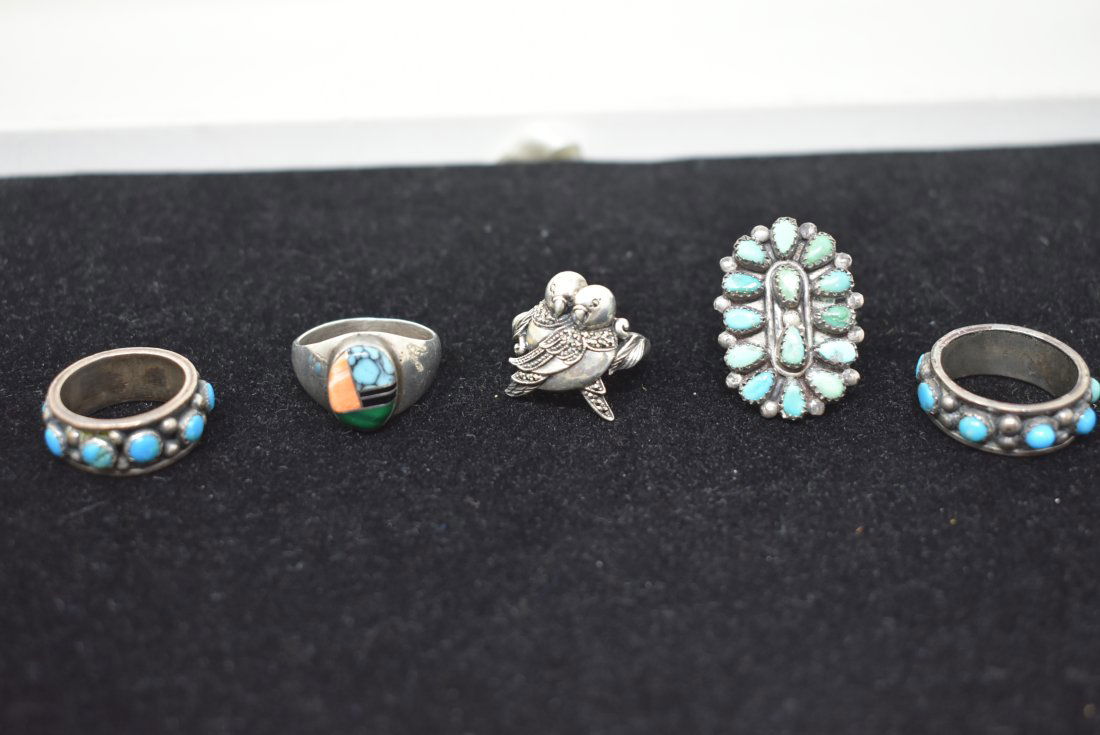 5 Sterling Silver Rings (1 of 3)