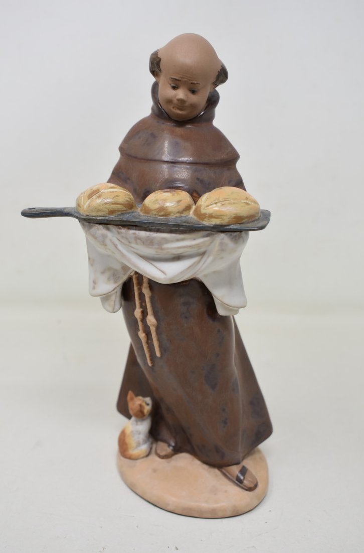 Lladro 12201 "Our Daily Bread" Friar Monk (1 of 4)