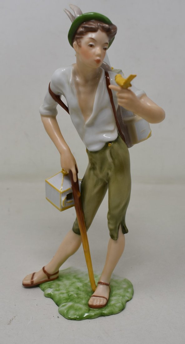 Kaiser Porcelain "Birdseller" Figure (1 of 5)