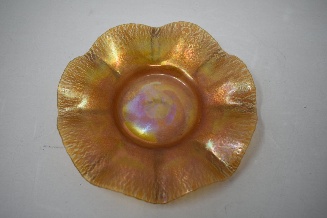 LCT Tiffany Iridescent 7" Plate Signed (1 of 4)