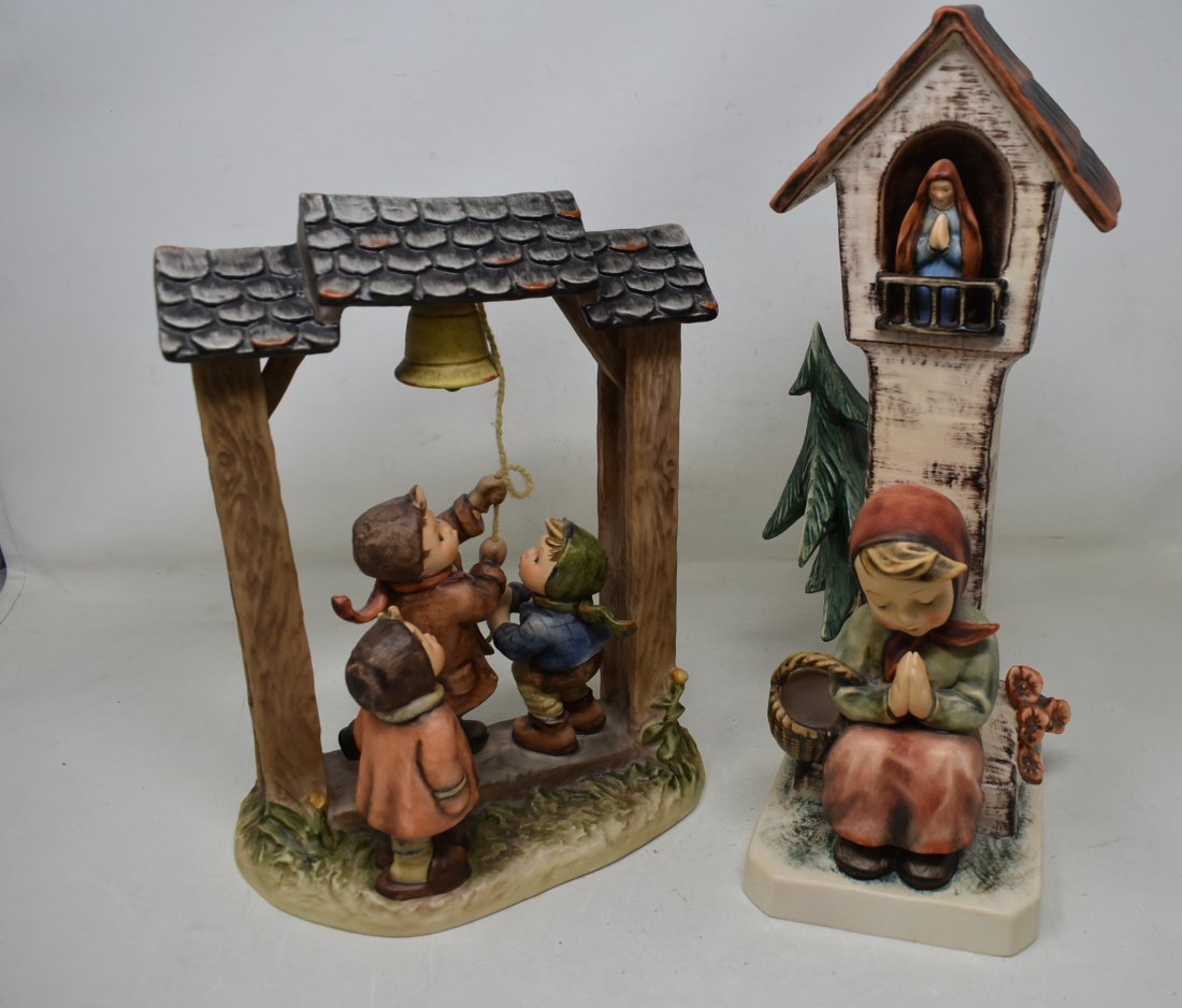 2 Large Hummels 487 "Let's Tell the World" & 84/V "Worship" (1 of 9)