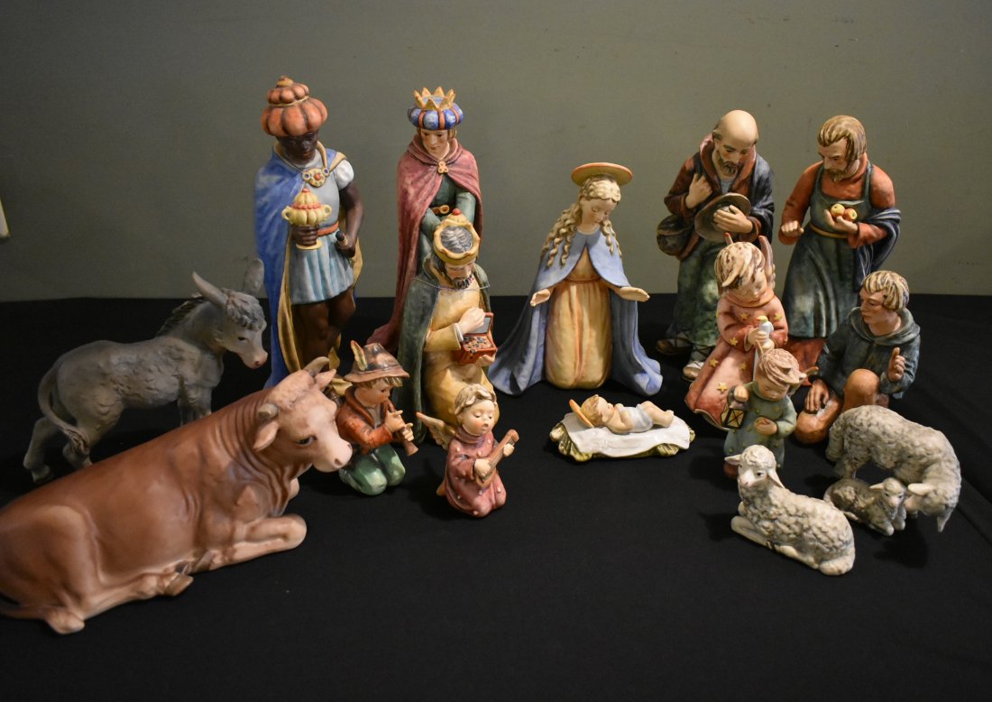 Large Hummel Nativity Set 16 TALL 13" Pieces (1 of 7)
