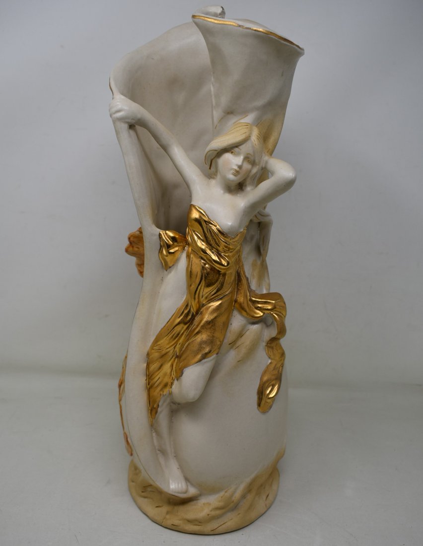 Large Royal Dux Figural Vase (1 of 5)