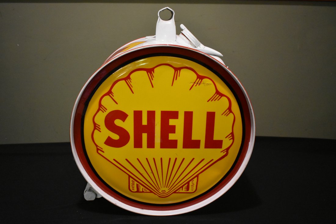 Restored St. Louis Can Co. Shell Rocker Oil Can (1 of 7)