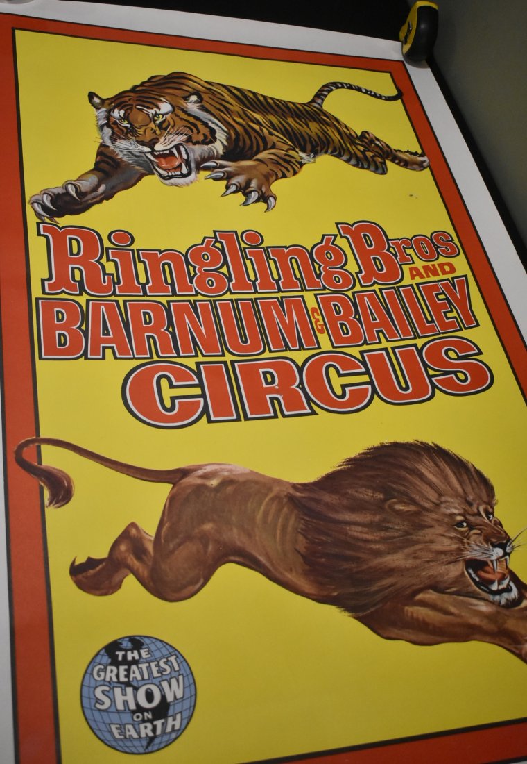 1960s Ringling Brothers Barnum & Bailey Circis Lithographic Print (1 of 6)