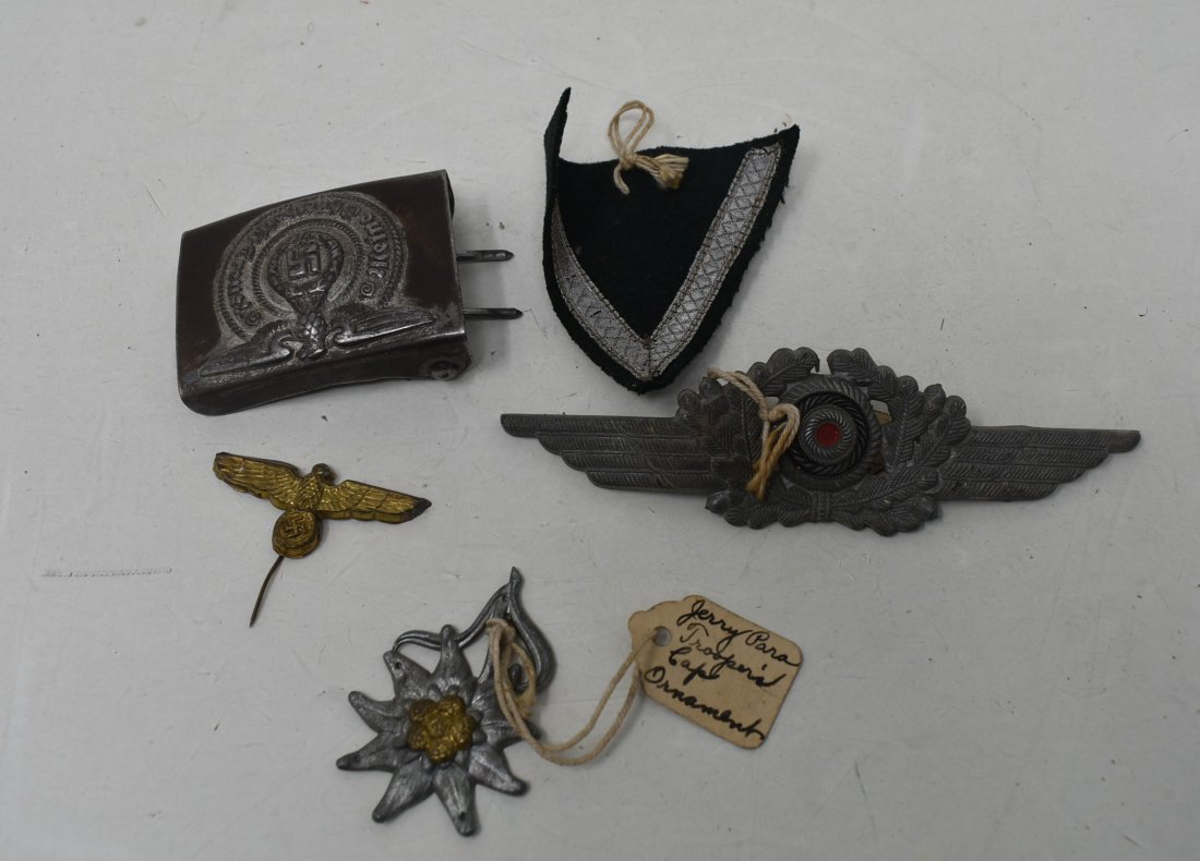 Lot of WWII German Military Emblems, Badges, etc (1 of 5)