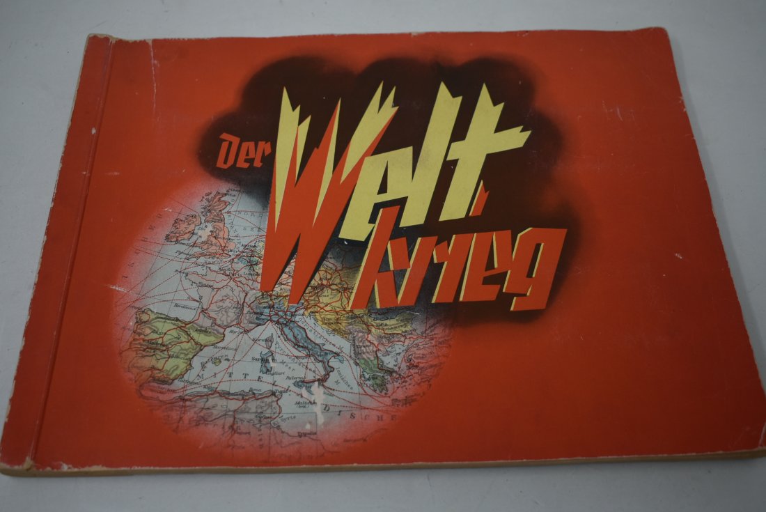 WWI German Cigarette Card Photo Album (1 of 6)