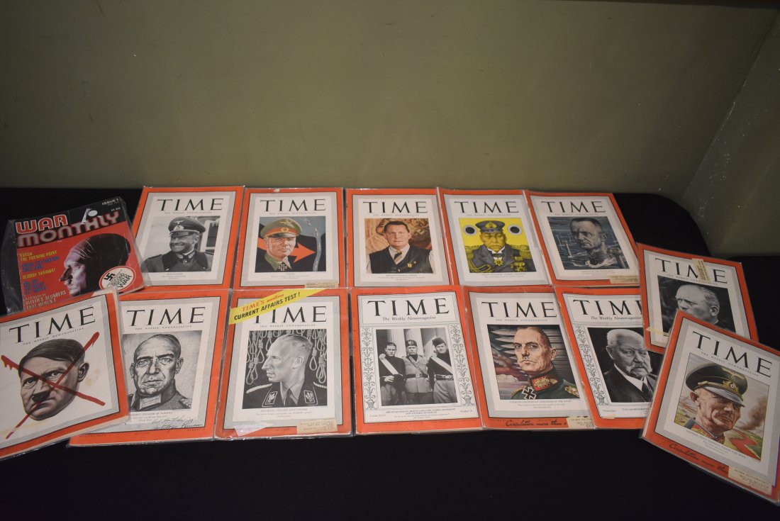 13 WWII Original Time Magazines (1 of 9)