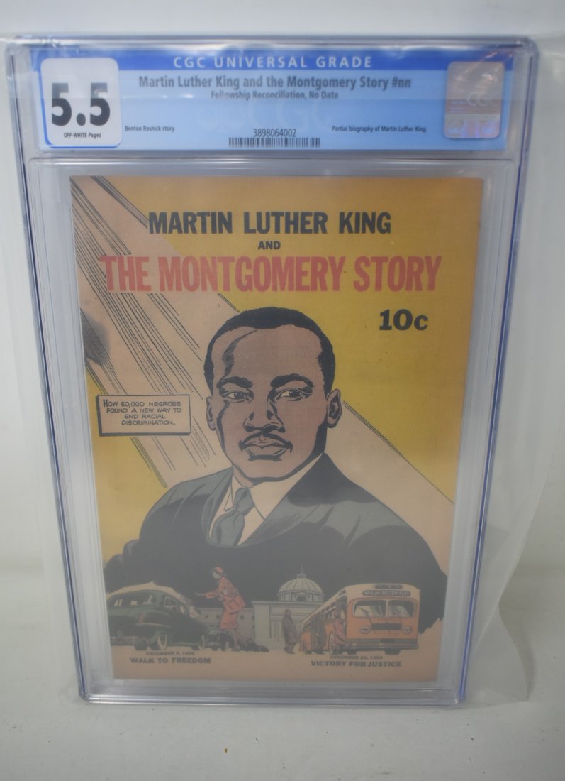 Martin Luther King & The Montgomery Story Graphic Novel CGC Graded: Martin Luther King MLK & The Montgomery Story Graphic Novel, CGC Graded 5.5