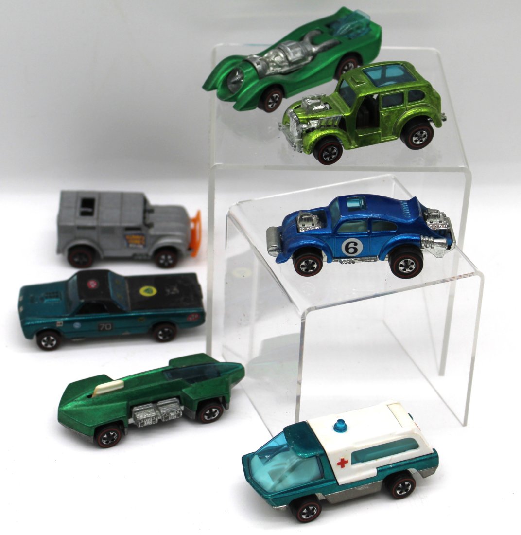Lot of 7 Vintage Hot Wheels Redline Cars (1 of 8)