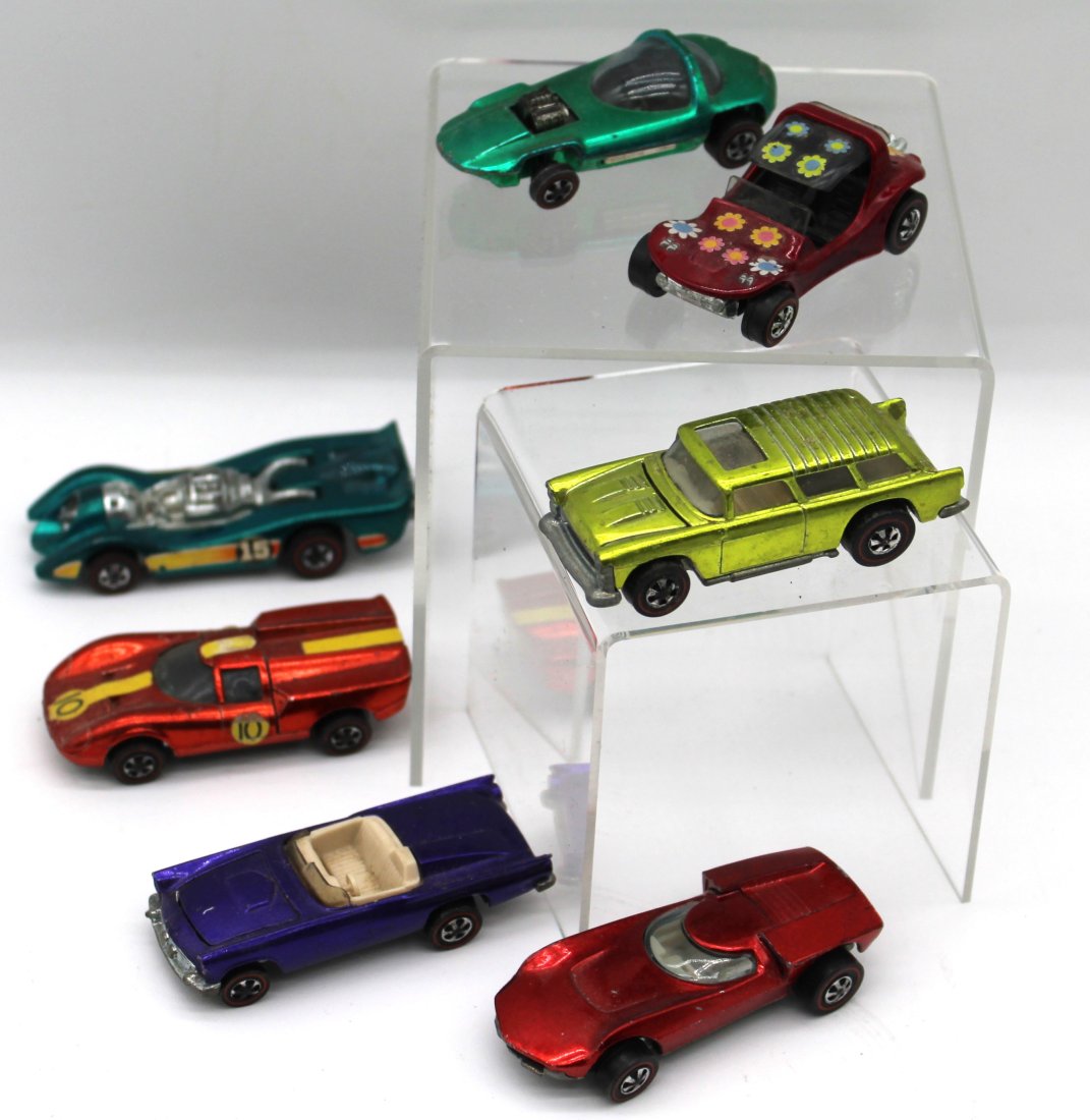 Lot of 7 Vintage Hot Wheels Redline Cars (1 of 10)