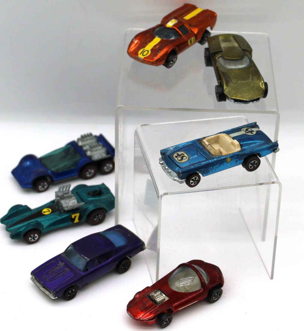 Lot of 7 Vintage Hot Wheels Redline Cars (1 of 10)