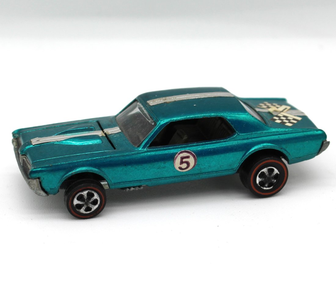 Hot Wheels Redline Custom Cougar Aqua W/ Stickers (1 of 5)