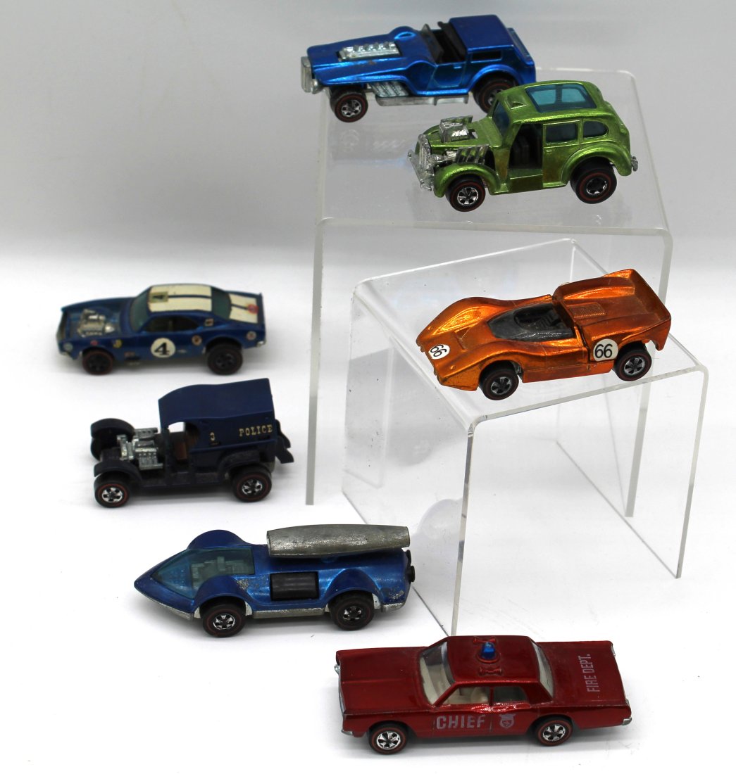 Lot of 7 Vintage Hot Wheels Redline Cars (1 of 10)