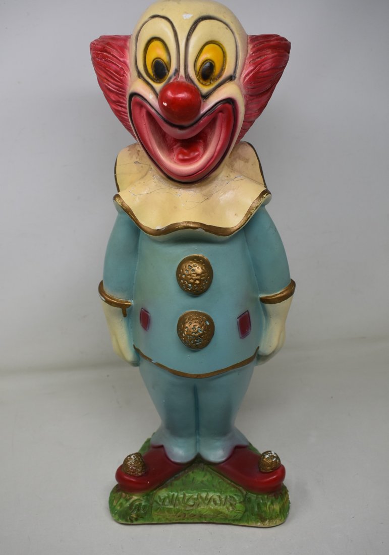 Vintage Bozo The Clown Plaster Statue (1 of 6)