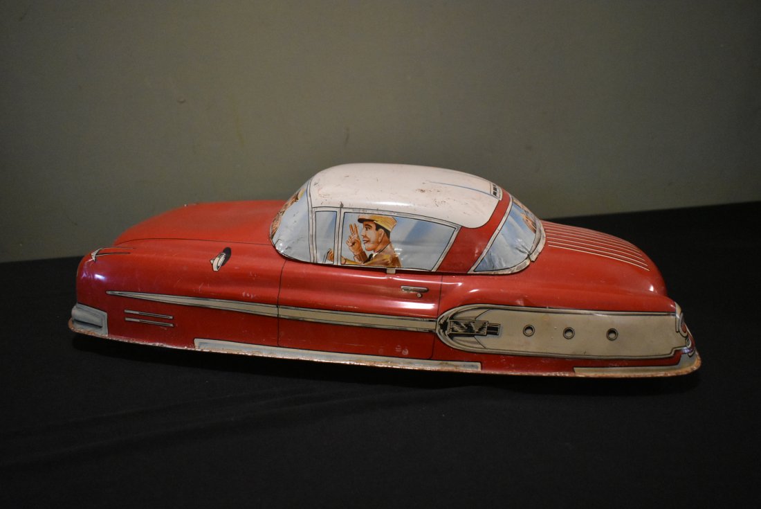 Marx Tin Car BK4117 20": Vintage Marx Tin Car BK 4117, 20" long