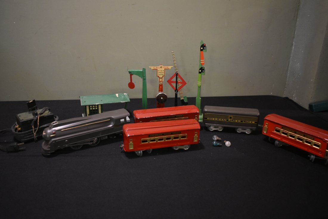 Vintage American Flyer Tin Train Set CLEAN (1 of 6)