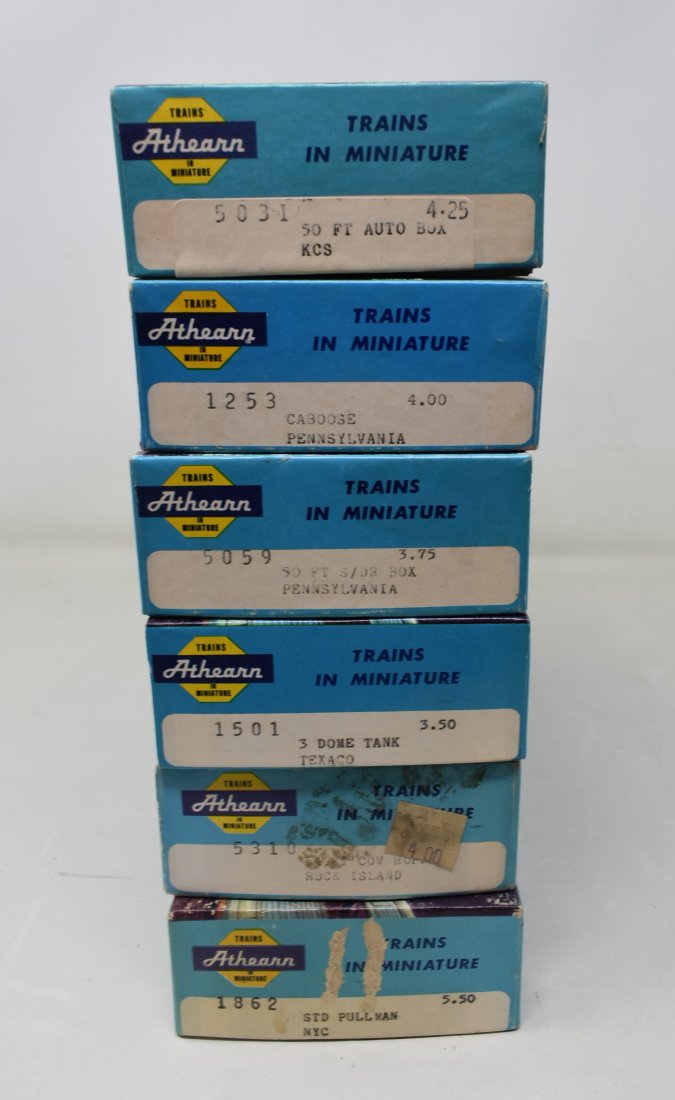 6 Athearn HO Scale Train Car Kits NEW (1 of 2)