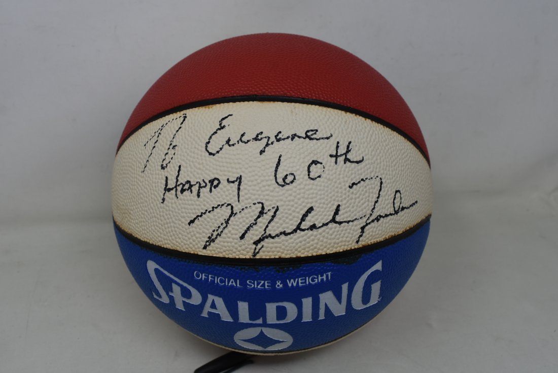 Michael Jordan Autographed Basketball (1 of 3)