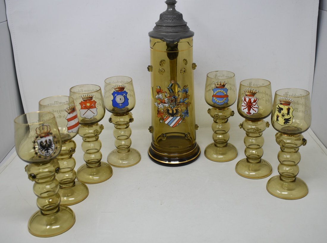 1885 Master Stein with 7 Goblets University of Bonn (1 of 12)