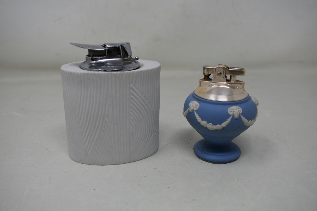 2 Vintage Porcelain Ronson Lighters Rosenthal & Wedgewood (1 of 3)
